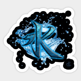 Water Kanji Sticker